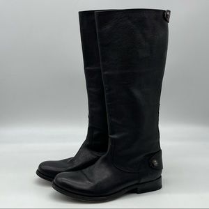 Frye Melissa Riding Equestrian Zipped Boots Size 6